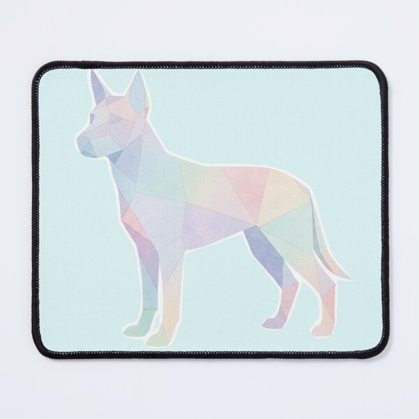 Item preview, Low Poly Watercolor Dog Profile Silhouette designed and sold by bsbd-action.
