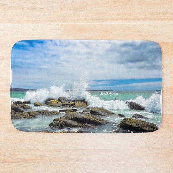 Item preview, Waves crashing on South Africa Beach on a winter afternoon in Langebaan. designed and sold by Photos By Jadene - South Africa.