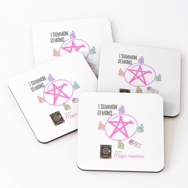 Item preview, I Summon Demons with Magic Markers designed and sold by DisabledTangles.