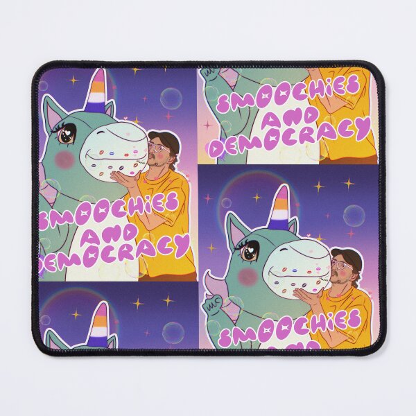 Item preview, Smoochies & Democracy Pedro Pascal with Unicorn Fanart designed and sold by teshiiexart.