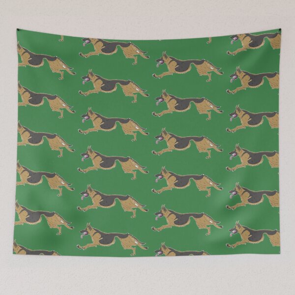 Item preview, Ugly Running German Shepherd designed and sold by harmopiavu.