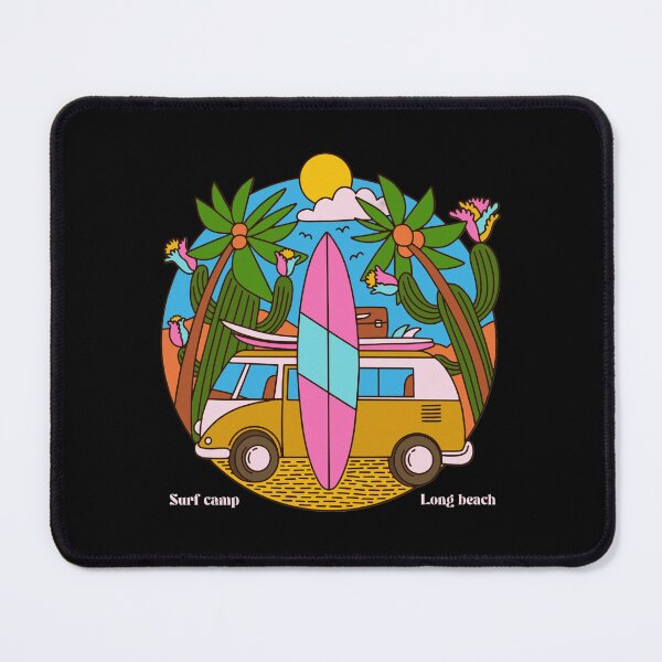 Item preview, Retro Surf Camp at Long Beach designed and sold by rere-az.