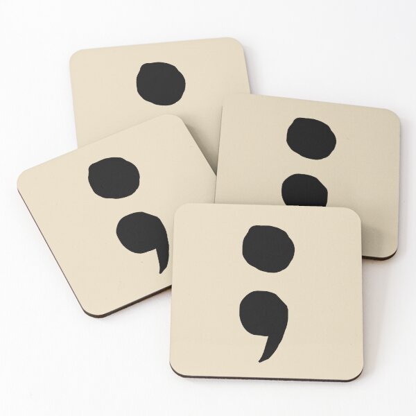 Item preview, semicolon designed and sold by rere-az.