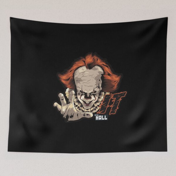 Item preview, IT the clown illustration designed and sold by ARTBYHALL.
