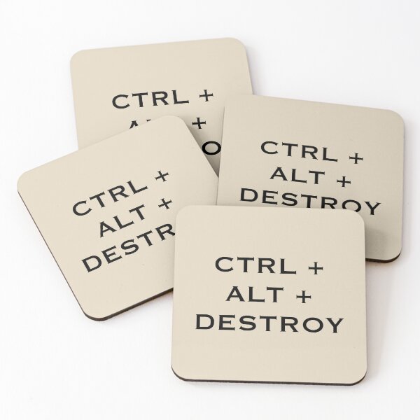 Item preview, CTRL + ALT + DESTROY designed and sold by rere-az.