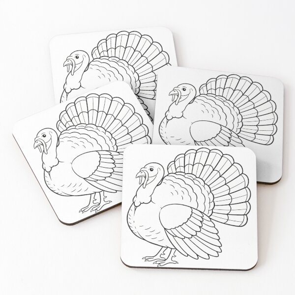 Item preview, Color Me Turkey – Bold Thanksgiving Line Art for Kids & Crafters designed and sold by PunchDrop.