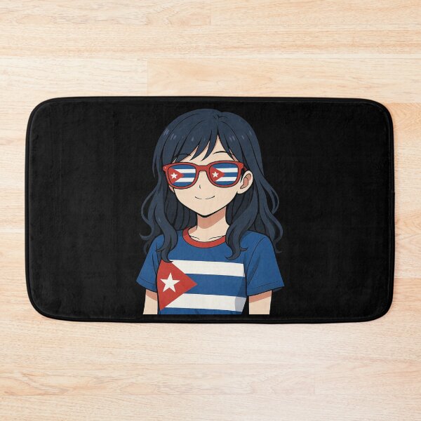Item preview, Cuban Flag Girl Cartoon Style designed and sold by sssweetness.
