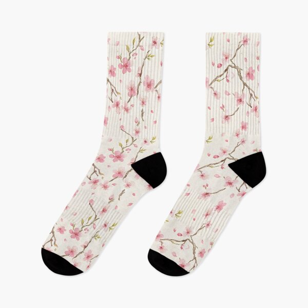 Item preview, Watercolor Sakura Japanese Cherry Blossom Pattern — Seamless Pink Floral Design designed and sold by DeevaValli.