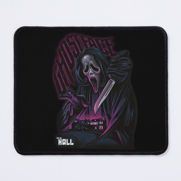 Item preview, Ghostface from the move Scream illustration designed and sold by ARTBYHALL.