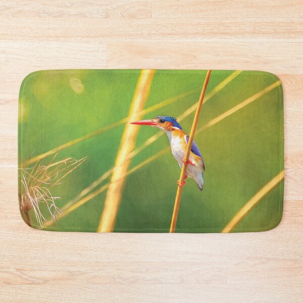 Item preview, Malachite Kingfisher On The Hunt designed and sold by Kay Brewer.