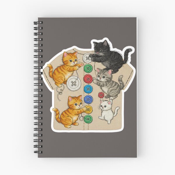 Item preview, Playful kittens with buttons designed and sold by JOSTH.