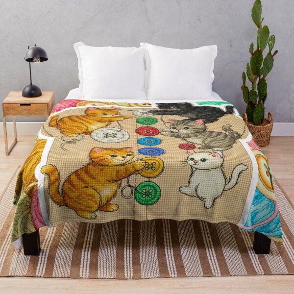 Item preview, Playful kittens with buttons designed and sold by JOSTH.