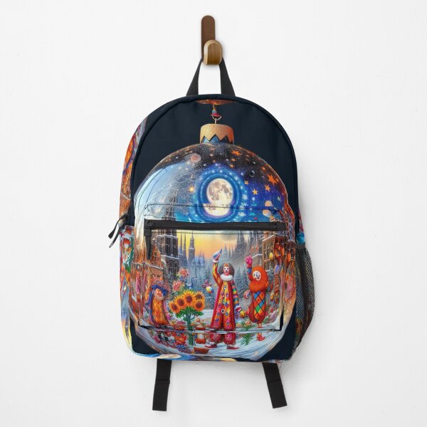 Item preview, Ornament of Whimsy – Surreal Celebration in a Winter Sphere designed and sold by daweave77.