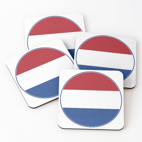 Item preview, Netherlands Flag Circle Red White Blue Design designed and sold by NTGUILTY.