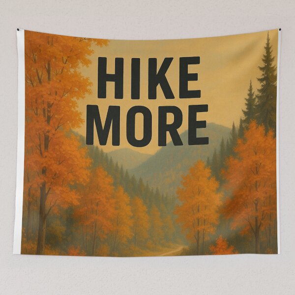 Item preview, Hike More – Autumn Backroad Adventure designed and sold by TheRealJoshD.