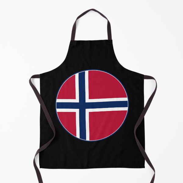 Item preview, Norway Flag Circle Red White Blue Nordic Cross designed and sold by NTGUILTY.