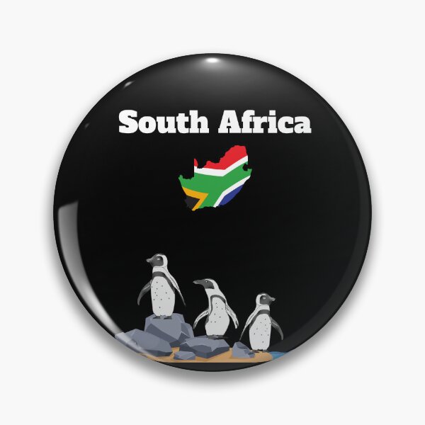 Item preview, South Africa trip souvenir South African flag Penguin lover  designed and sold by Artstastic.