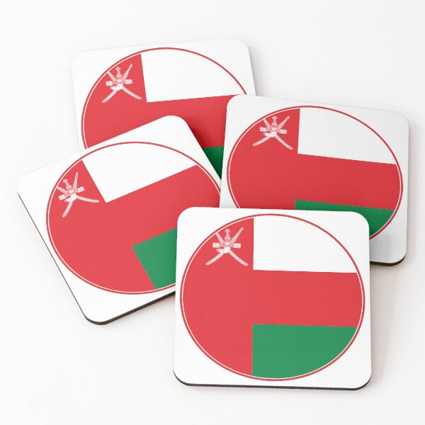 Item preview, Oman Flag Circle Sword Khanjar Emblem Design designed and sold by NTGUILTY.