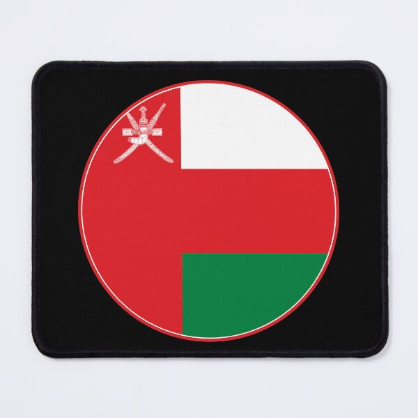 Item preview, Oman Flag Circle Sword Khanjar Emblem Design designed and sold by NTGUILTY.