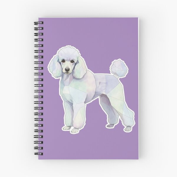 Item preview, Standard Poodle Elegant Polygonal Watercolor designed and sold by bsbd-action.