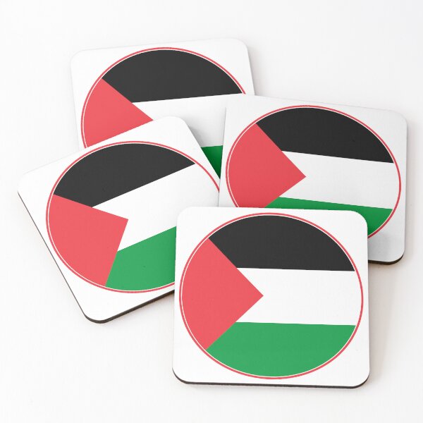 Item preview, Palestine Flag Circle Pan-Arab Colors Red Triangle designed and sold by NTGUILTY.