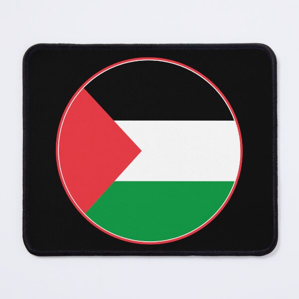 Item preview, Palestine Flag Circle Pan-Arab Colors Red Triangle designed and sold by NTGUILTY.