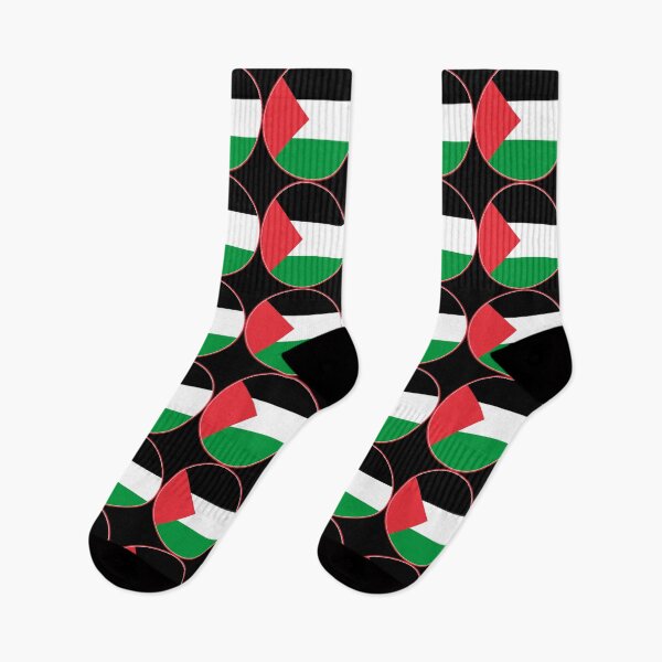 Item preview, Palestine Flag Circle Pan-Arab Colors Red Triangle designed and sold by NTGUILTY.