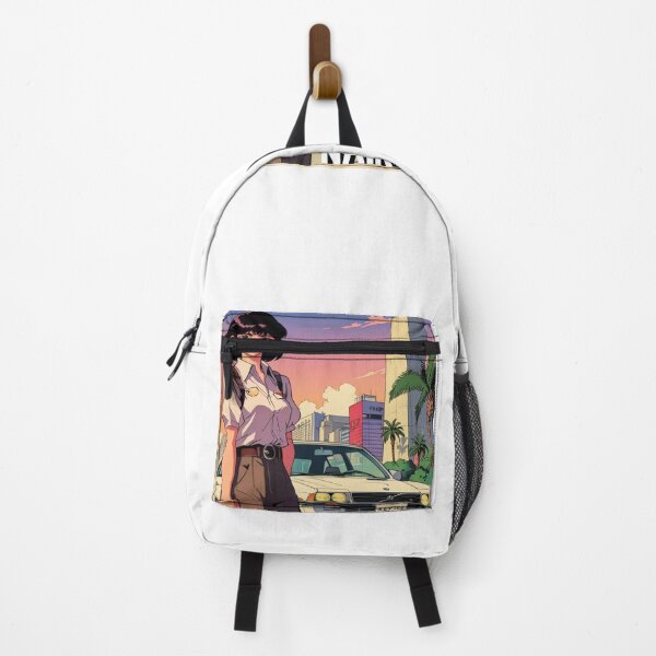 Item preview, Retro Anime Girl Cute Nairobi Kenya Travel 80s Design designed and sold by ANIMEX00.