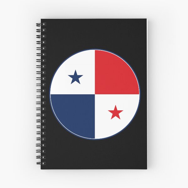 Item preview, Panama Flag Circle Red Blue Stars Quadrants designed and sold by NTGUILTY.