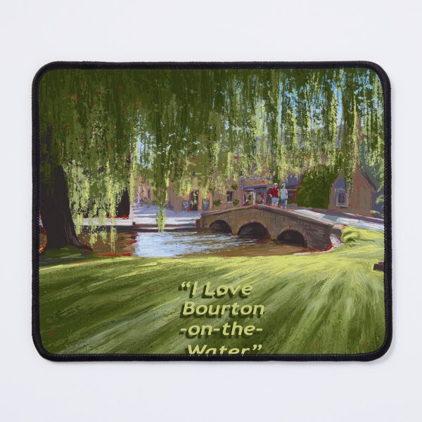 Item preview, I Love Bourton-on-the Water, souvenir artwork designed and sold by Lycanth.