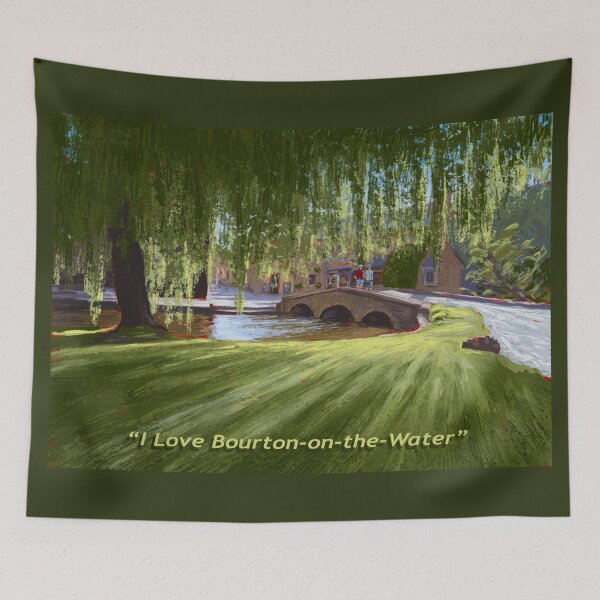 Item preview, I Love Bourton-on-the Water, souvenir artwork designed and sold by Lycanth.