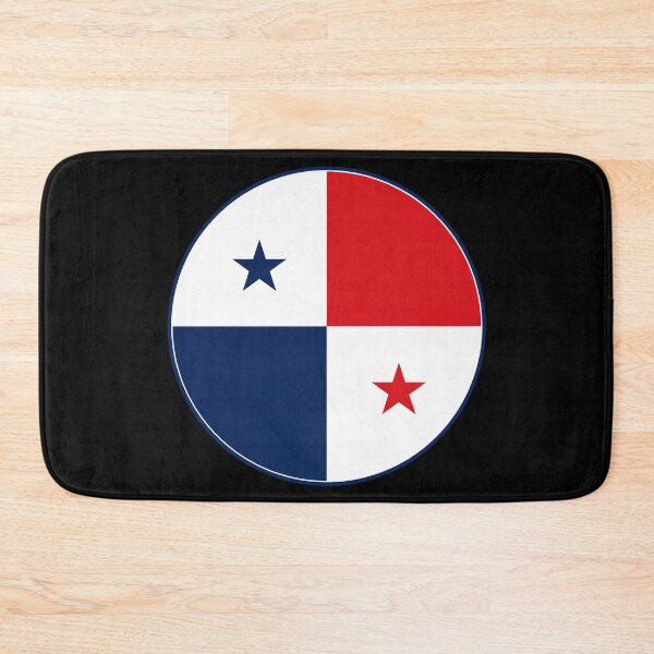 Item preview, Panama Flag Circle Red Blue Stars Quadrants designed and sold by NTGUILTY.