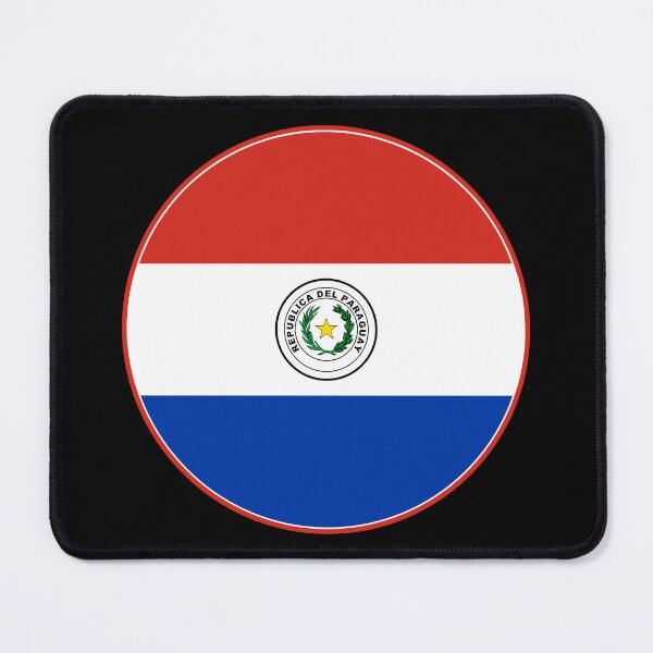 Item preview, Paraguay Flag Circle Red White Blue Coat of Arms designed and sold by NTGUILTY.