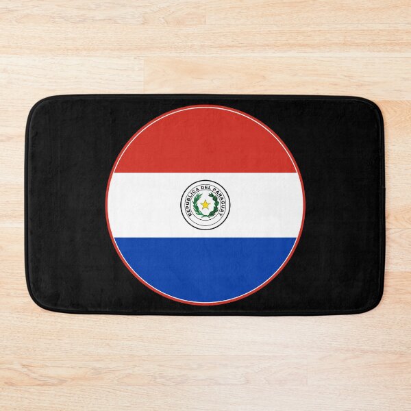Item preview, Paraguay Flag Circle Red White Blue Coat of Arms designed and sold by NTGUILTY.