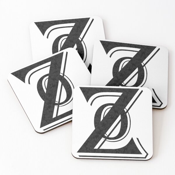 Item preview, Minimal OZ Logo Sticker – Simple Black and White Design designed and sold by TETRAFOUR.