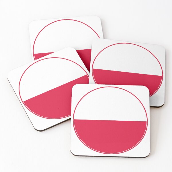Item preview, Poland Flag Circle White Red Bicolor Design designed and sold by NTGUILTY.
