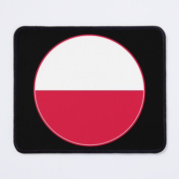 Item preview, Poland Flag Circle White Red Bicolor Design designed and sold by NTGUILTY.