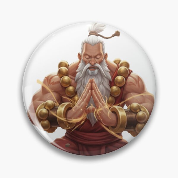 Item preview, The Monk: Meditative Fury - Anime Combat Illustration (Clash Royale Fan Art) designed and sold by ViralCollector.