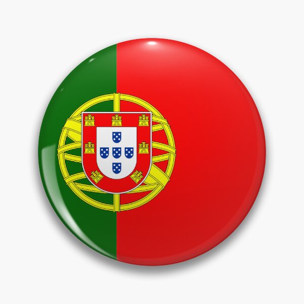 Item preview, Portugal Flag Circle Green Red Coat of Arms designed and sold by NTGUILTY.