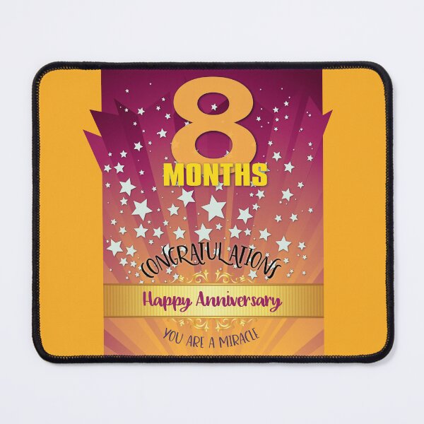 Item preview, 8 Months Recovery Anniversary You're A Miracle designed and sold by ApexDesigners.
