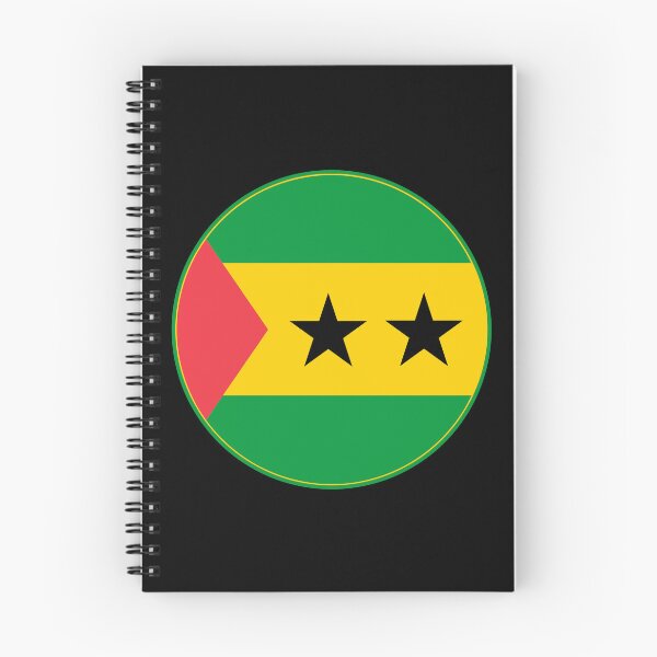 Item preview, São Tomé and Príncipe Flag Circle Red Green Yellow Stars designed and sold by NTGUILTY.