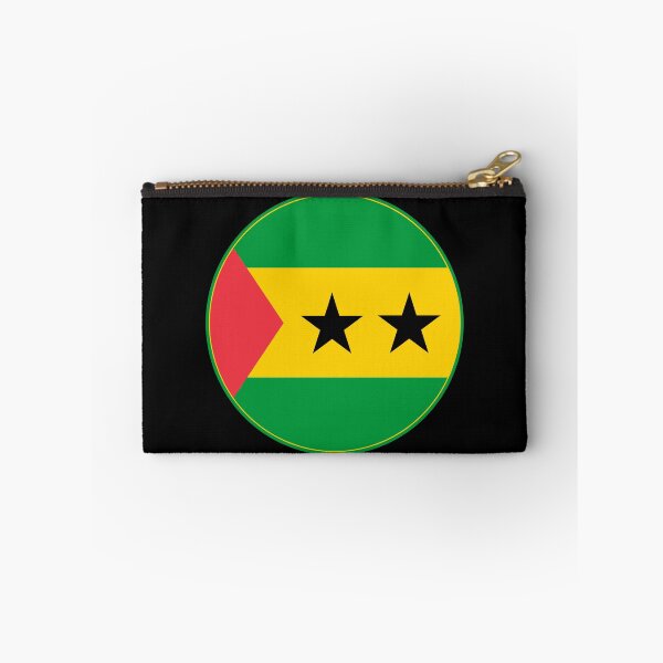 Item preview, São Tomé and Príncipe Flag Circle Red Green Yellow Stars designed and sold by NTGUILTY.