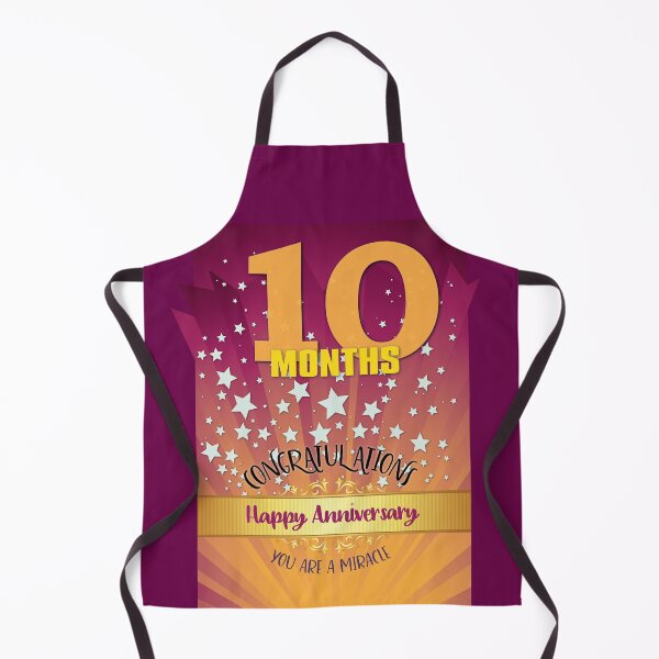 Item preview, 10 Months Recovery Anniversary You're A Miracle designed and sold by ApexDesigners.
