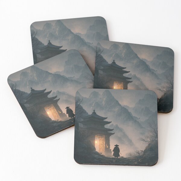 Item preview, Samurai Guarding the Ruined Temple designed and sold by Rtymer.