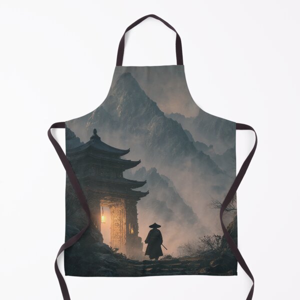 Item preview, Samurai Guarding the Ruined Temple designed and sold by Rtymer.