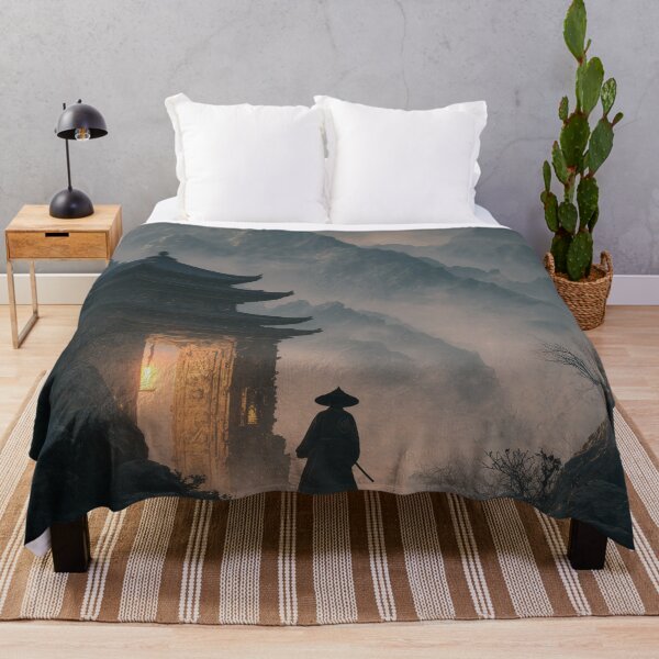Item preview, Samurai Guarding the Ruined Temple designed and sold by Rtymer.