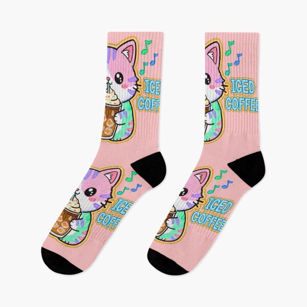Item preview, Multicolor Chibi Kitten Embroidery Ice Cream Coffee Kawaii designed and sold by JOSTH.