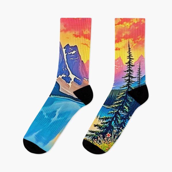 Item preview, Sunset Mountain Lake Majesty Art designed and sold by Health And Fitness Posts e-Store.