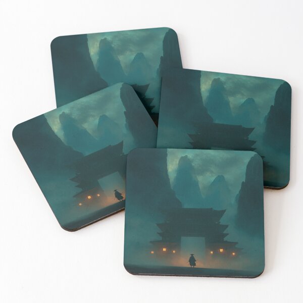 Item preview, Samurai Guarding the Ruined Temple designed and sold by Rtymer.