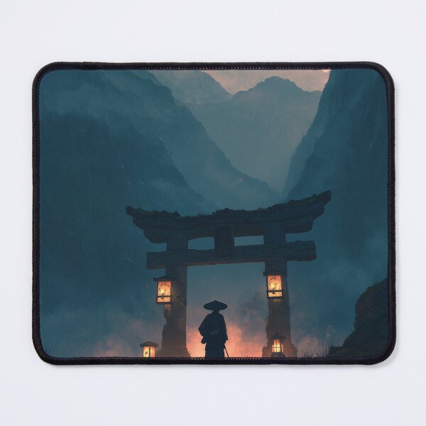 Item preview, Samurai Guarding the Ruined Temple designed and sold by Rtymer.